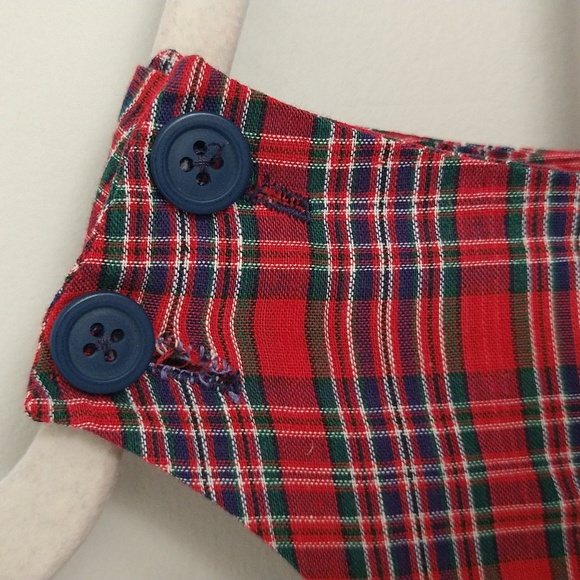 Toddler Girl Red Plaid Dress - Picture 4 of 6